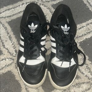 Adidas Black and White Sneakers